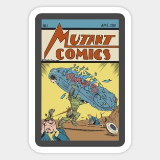 Mutant Comics Shirt Sticker